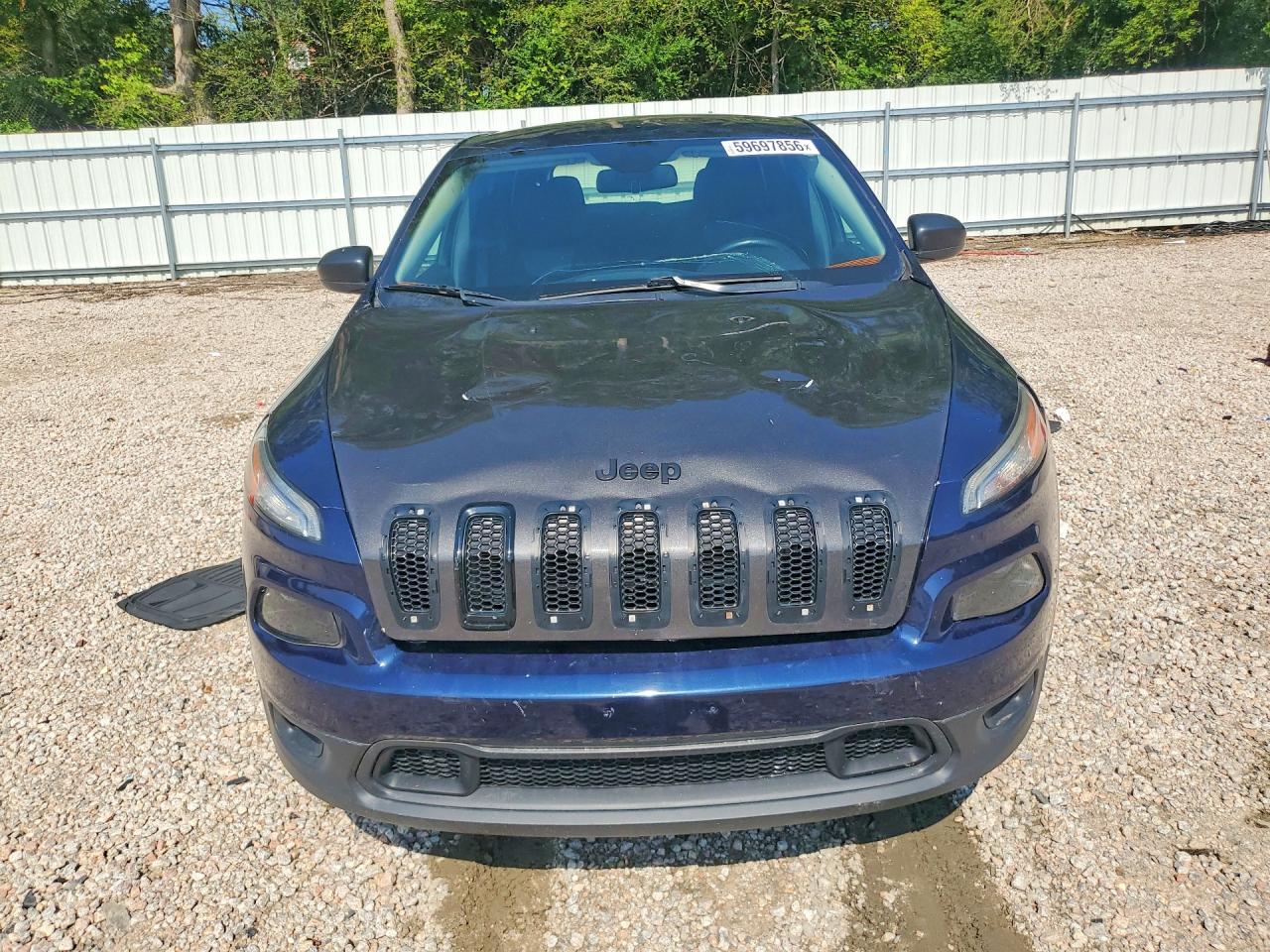 2014 Jeep Cherokee Sport Blue vin: 1C4PJLAB3EW144157