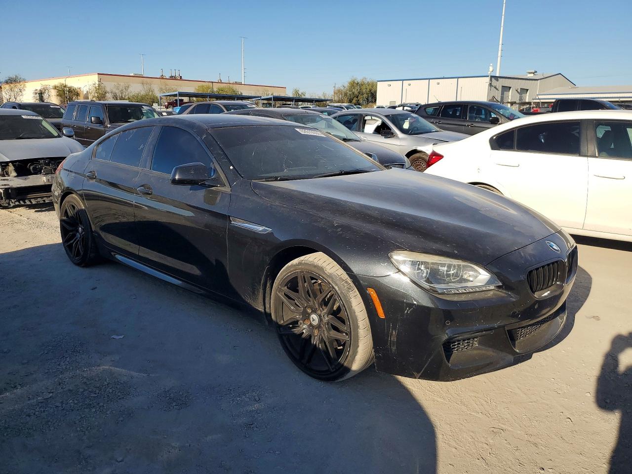 2013 Bmw 650 I Black vin: WBA6B2C52DD128663