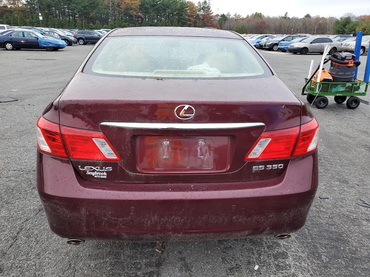 2008 Lexus Es 350 Бордовый vin: JTHBJ46G582182259