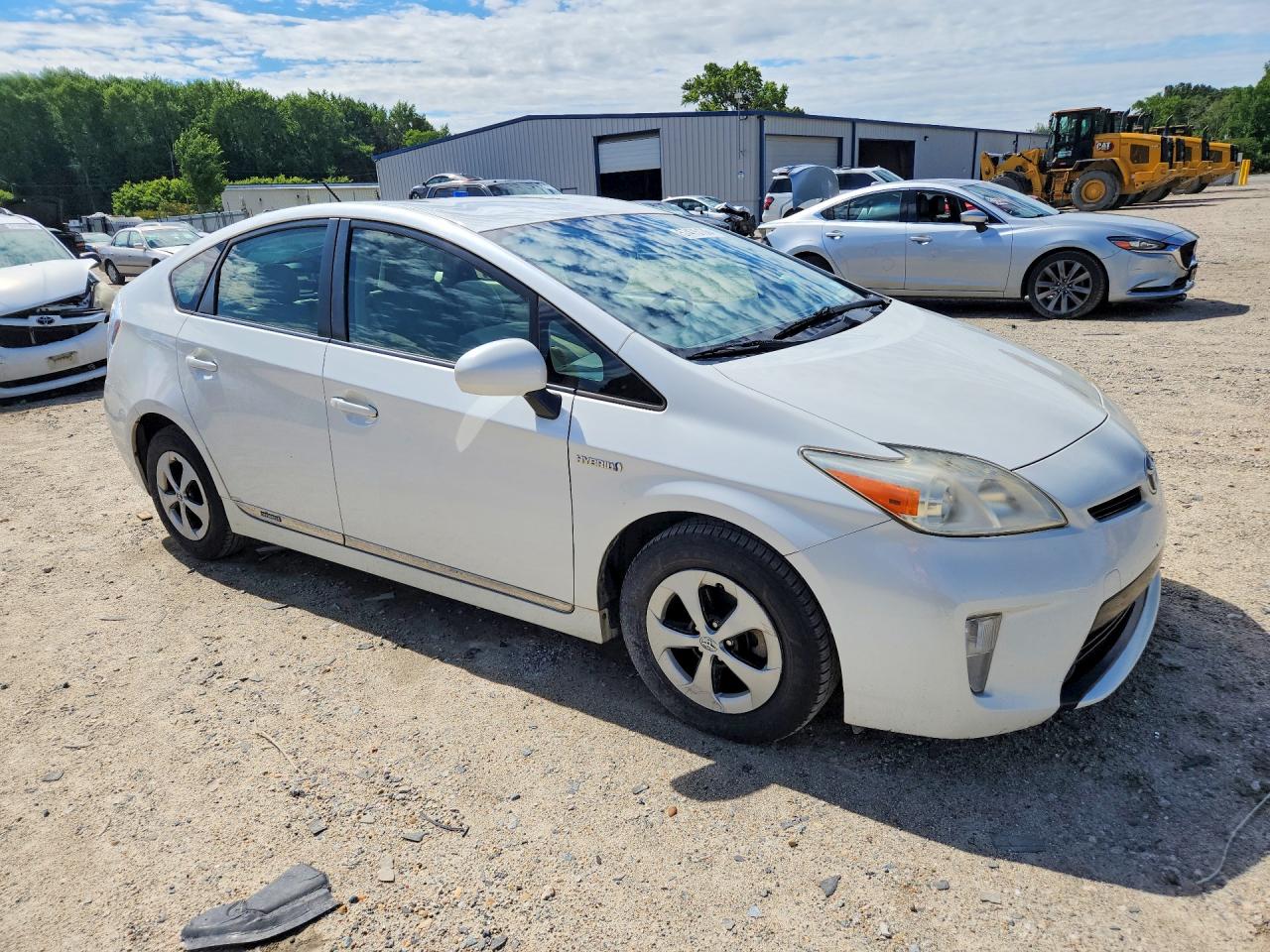 2012 Toyota Prius Two White vin: JTDKN3DU0C0334476