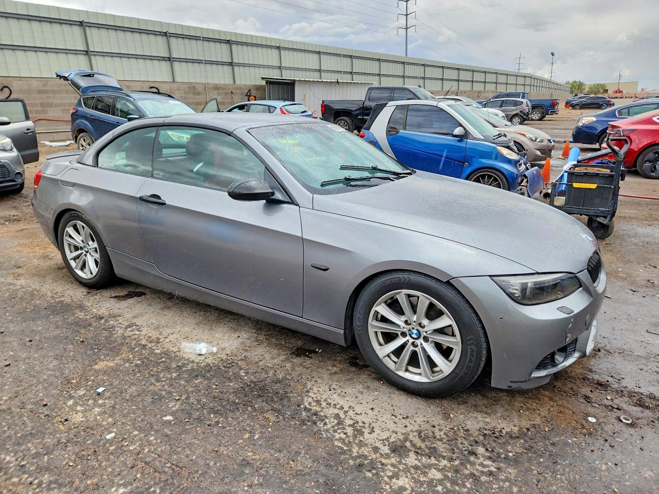 2008 Bmw 328 I Sulev Gray vin: WBAWR33568P151238