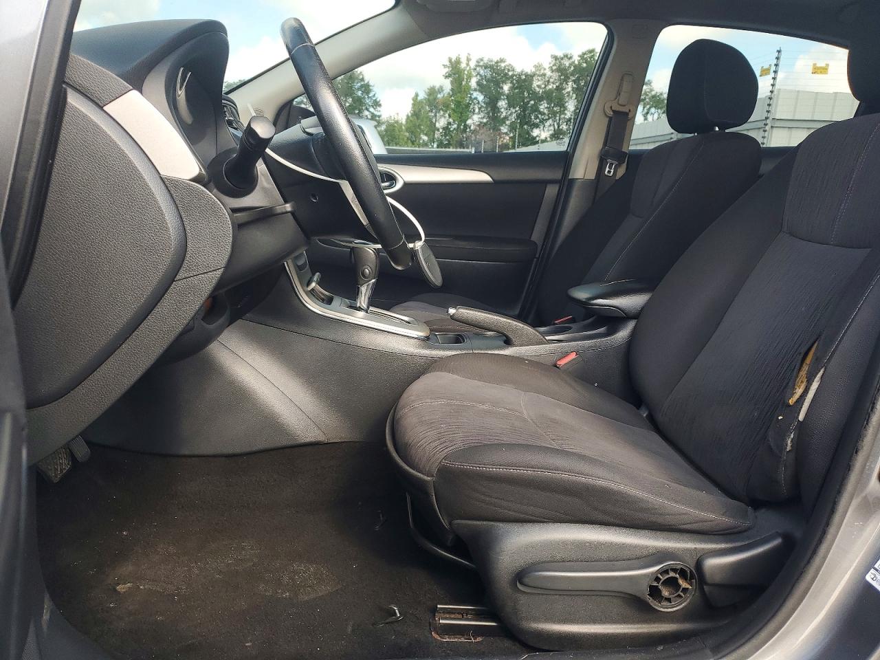 2015 Nissan Sentra Sv Gray vin: 3N1AB7AP9FY382498
