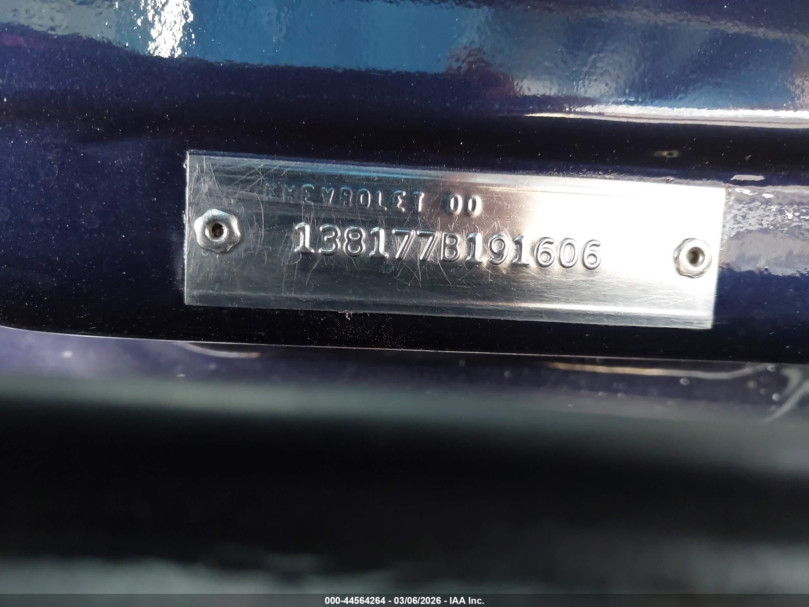 1967 Chevrolet Chevelle Ss   Dark Blue vin: 138177B191606    