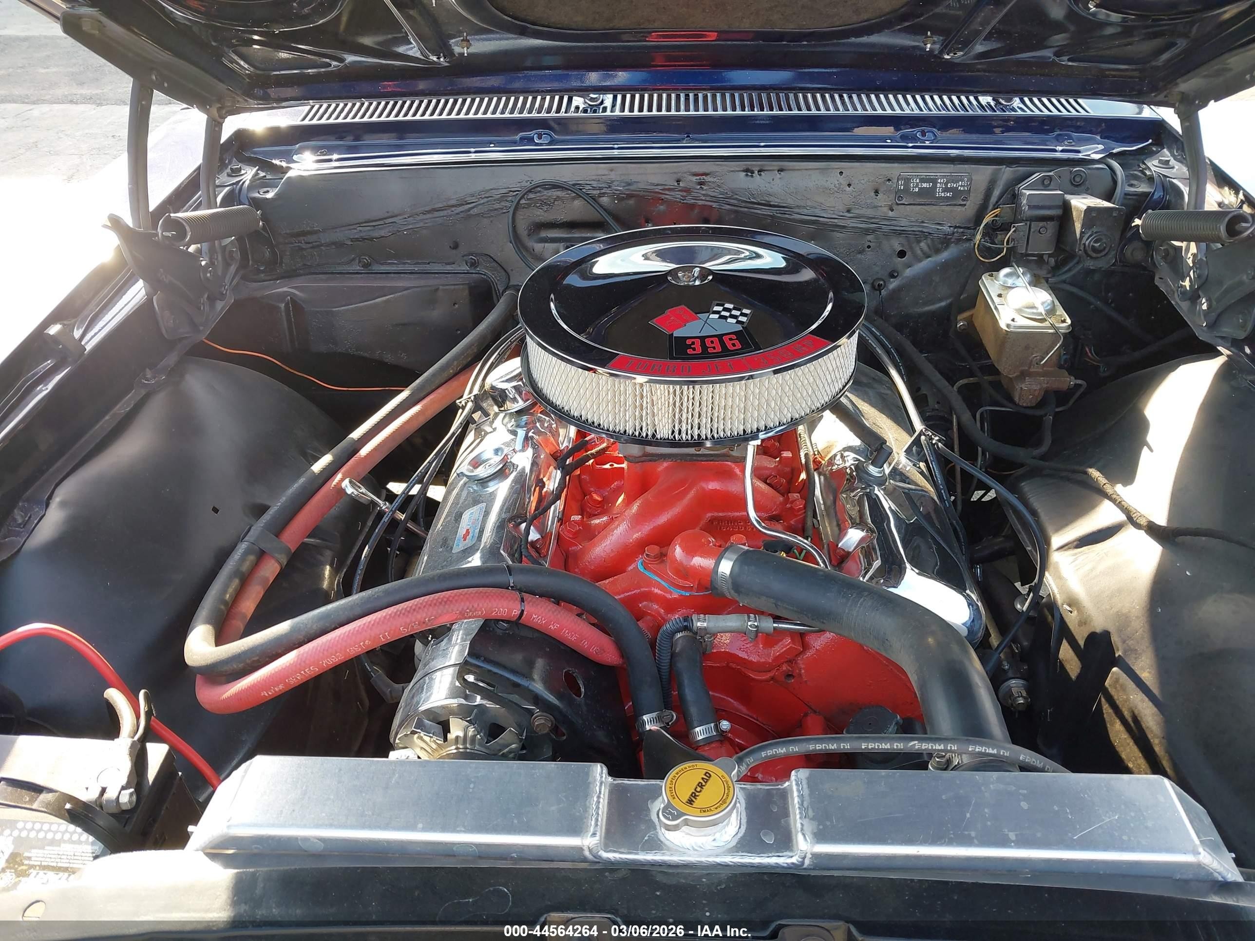 1967 Chevrolet Chevelle Ss   Dark Blue vin: 138177B191606    