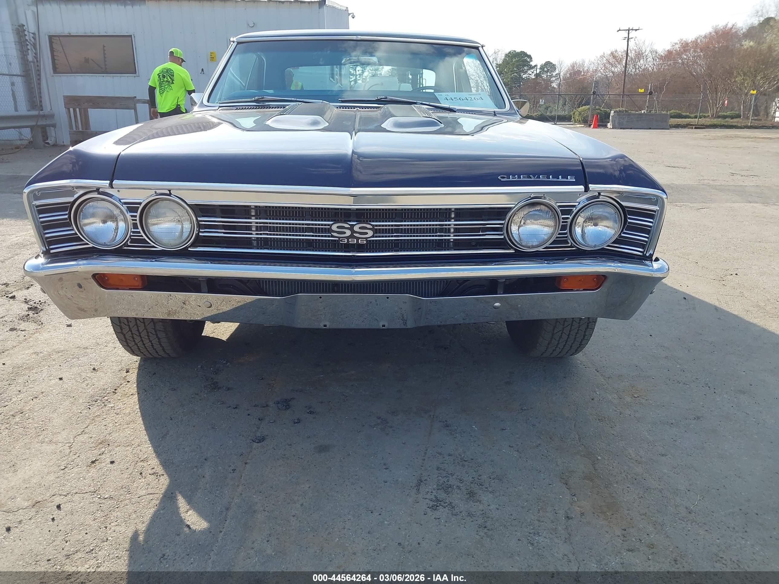 1967 Chevrolet Chevelle Ss   Dark Blue vin: 138177B191606    