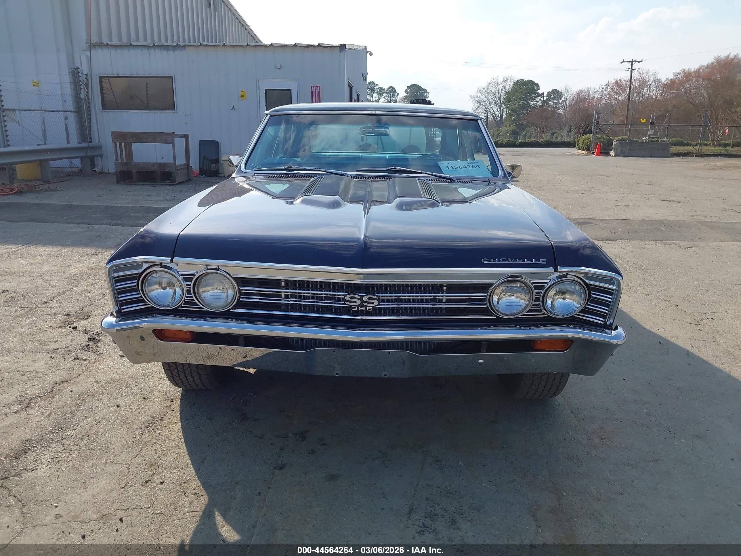 1967 Chevrolet Chevelle Ss   Dark Blue vin: 138177B191606    