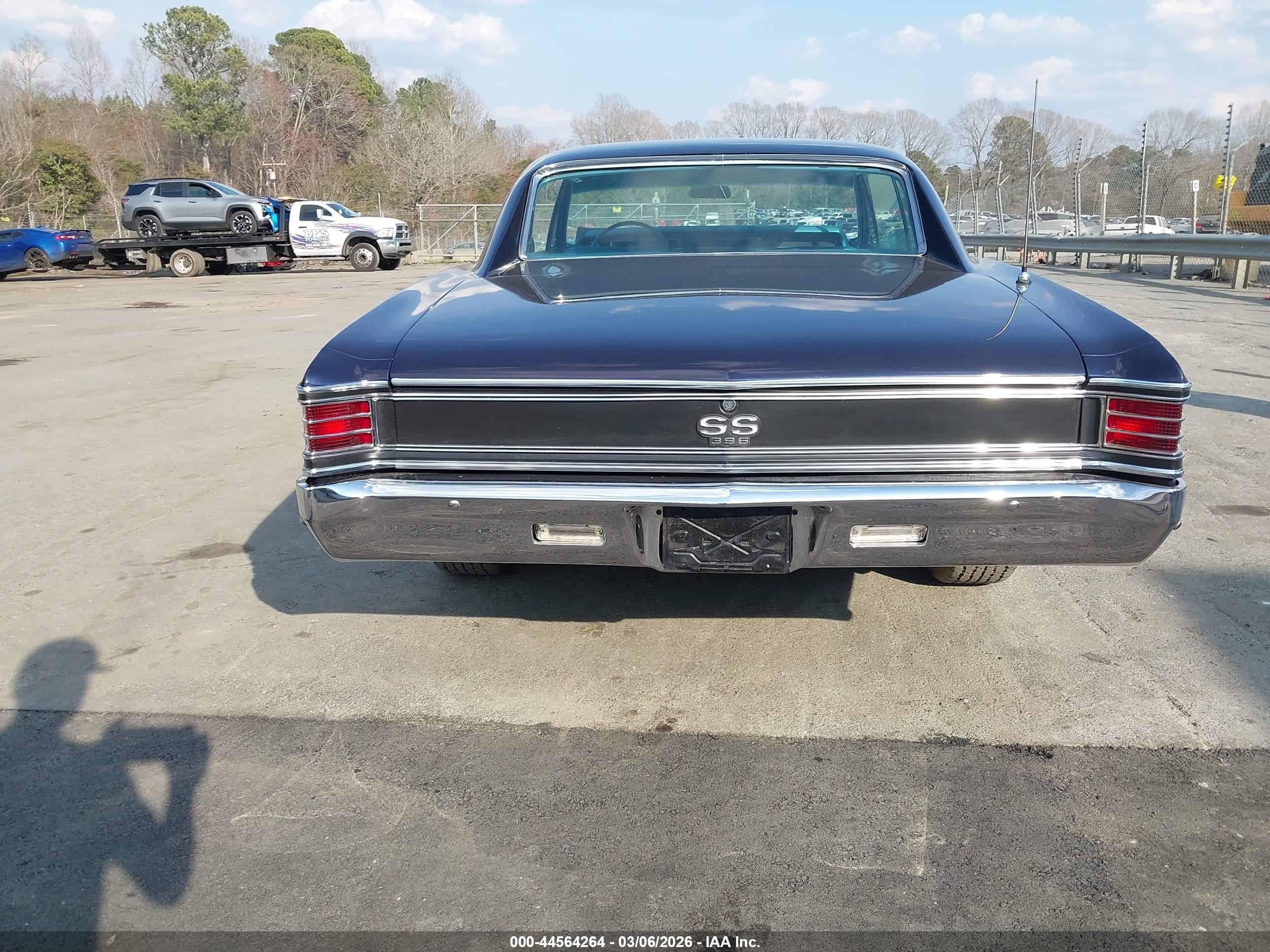 1967 Chevrolet Chevelle Ss   Dark Blue vin: 138177B191606    