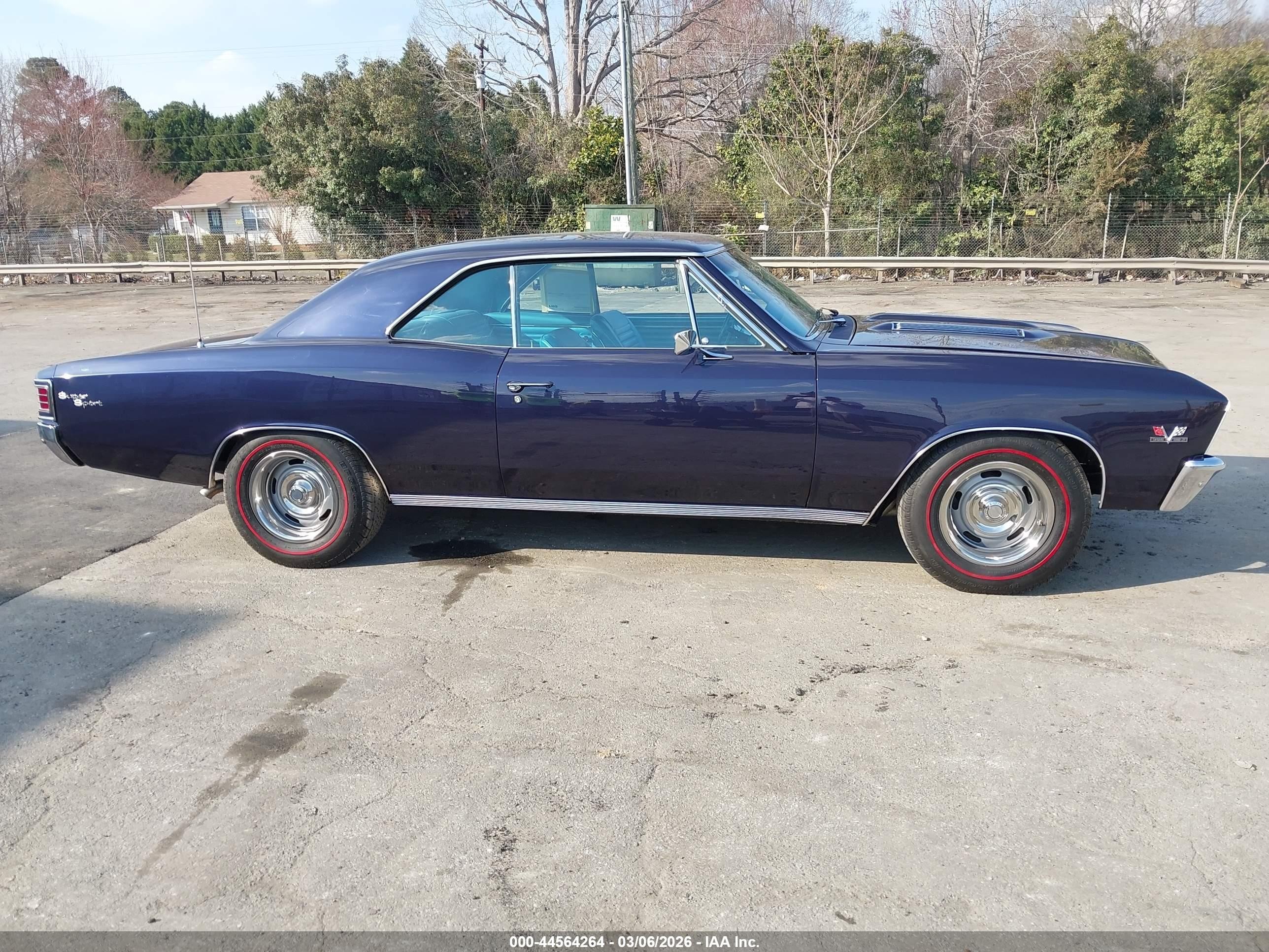 1967 Chevrolet Chevelle Ss   Dark Blue vin: 138177B191606    