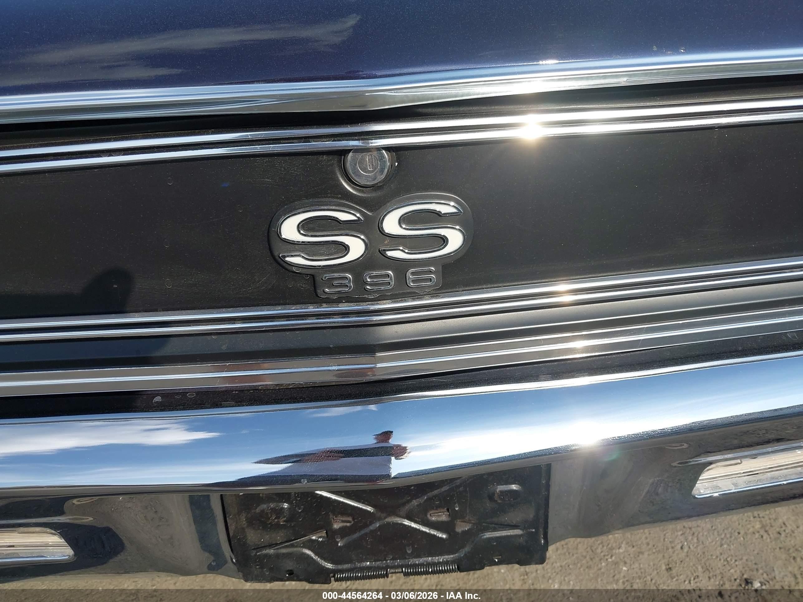 1967 Chevrolet Chevelle Ss   Dark Blue vin: 138177B191606    