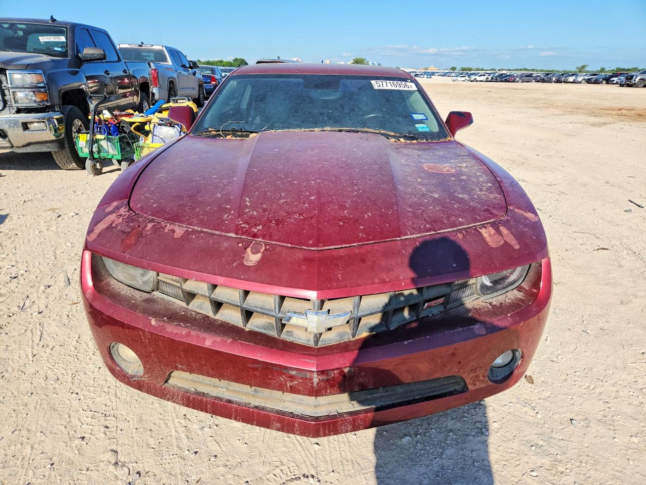 2010 Chevrolet Camaro Lt Maroon vin: 2G1FC1EV4A9165187