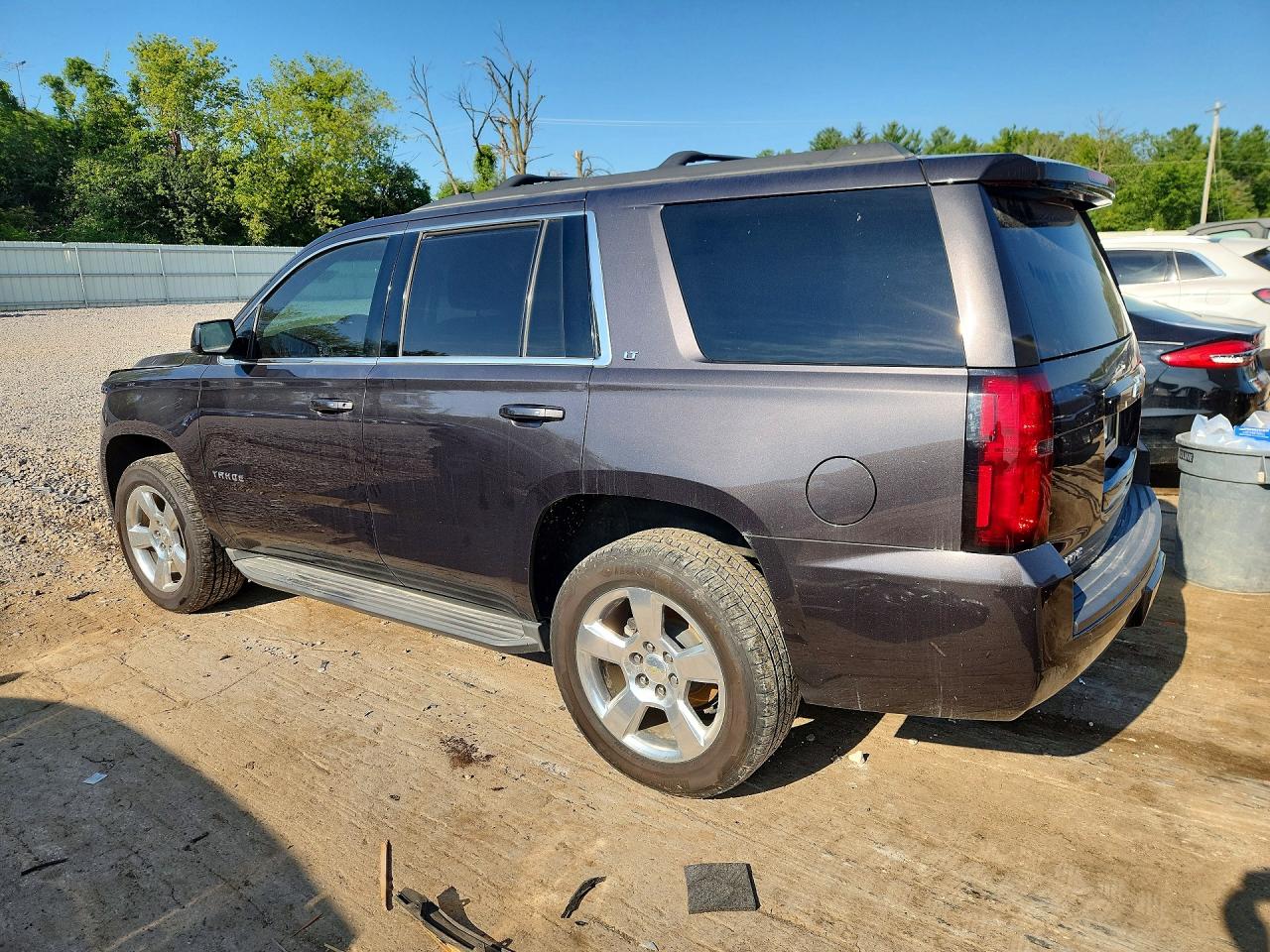 2015 Chevrolet Tahoe K1500 Lt Gray vin: 1GNSKBKCXFR121698