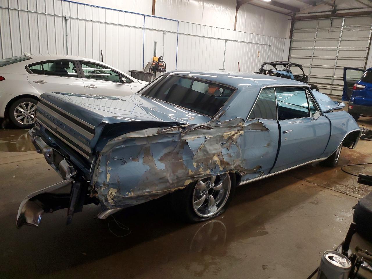 1965 Chevrolet Malibu Blue vin: 138375K155335