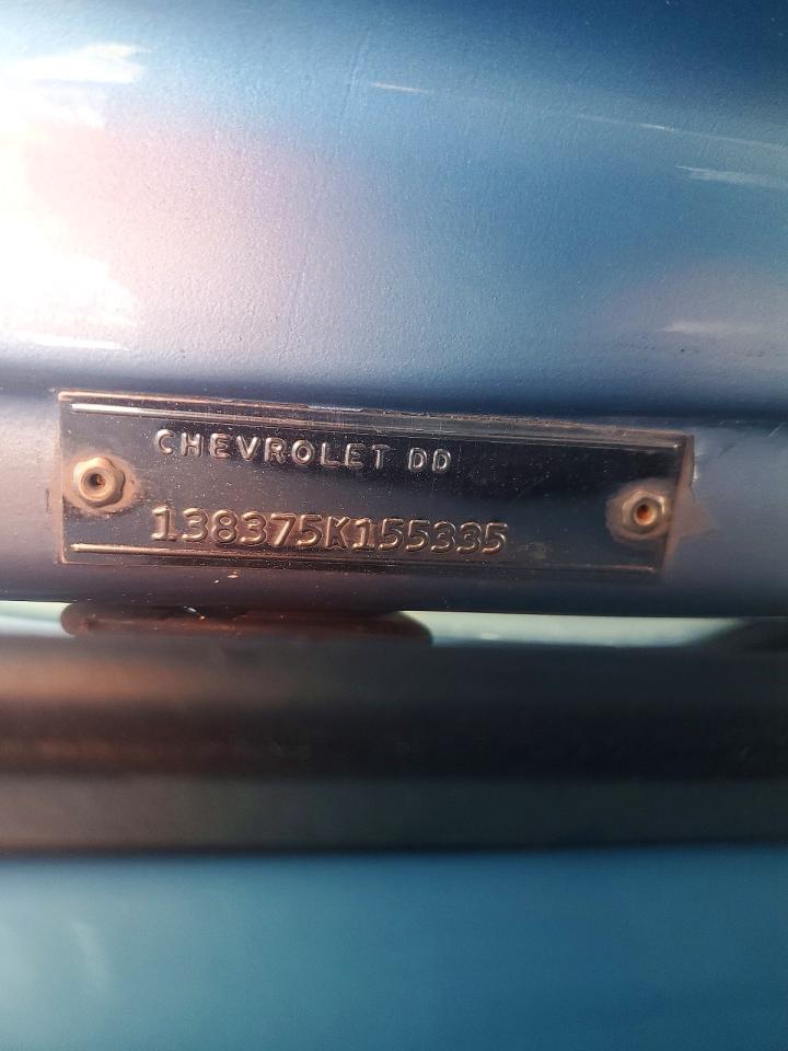 1965 Chevrolet Malibu Blue vin: 138375K155335