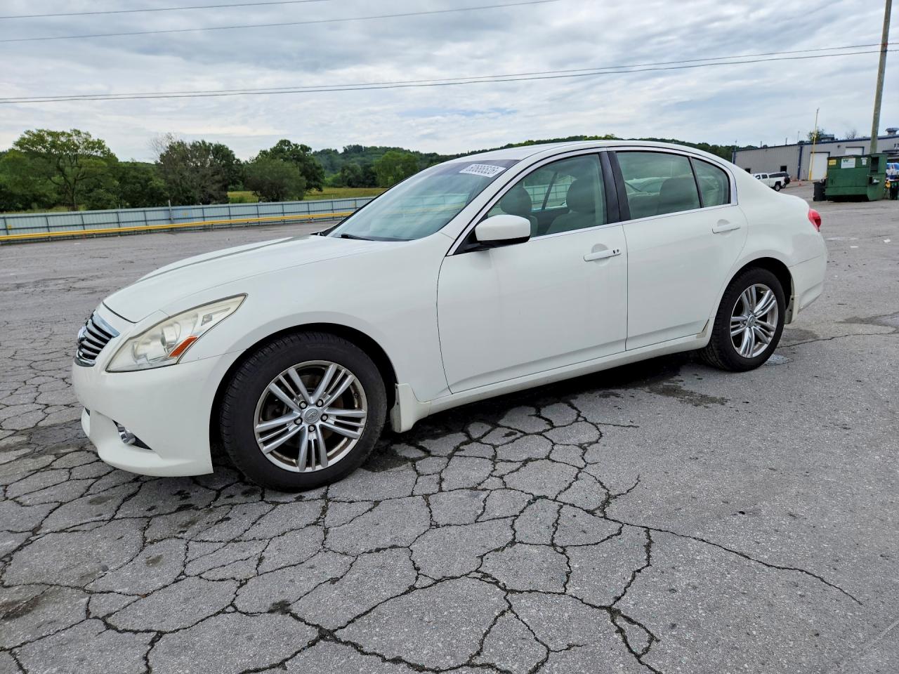 2013 Infiniti G37 Sedan X White vin: JN1CV6AR7DM357112