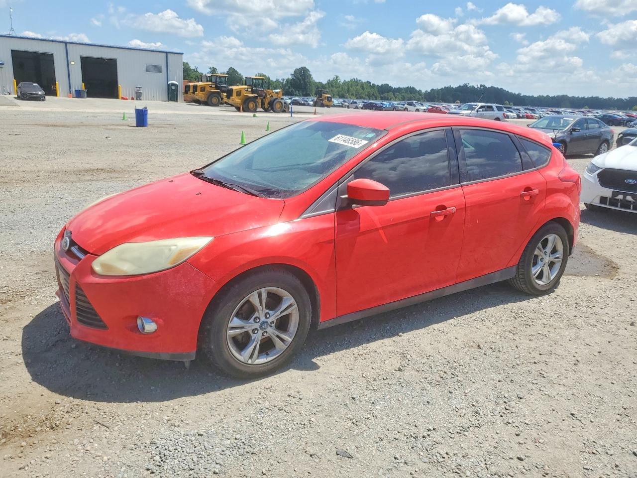 2012 Ford Focus Se Red vin: 1FAHP3K28CL327513