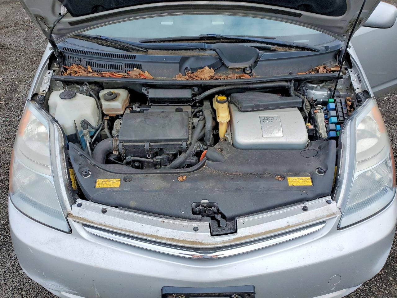 2008 Toyota Prius Base Silver vin: JTDKB20U487729767