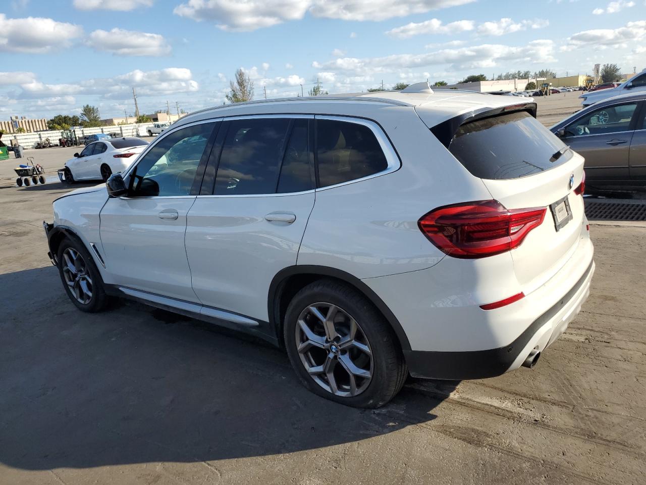 2020 Bmw X3 Sdrive30i White vin: 5UXTY3C0XL9B53845