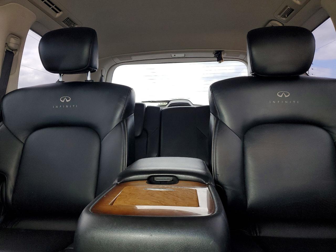 2013 Infiniti Qx56 Base White vin: JN8AZ2NE1D9061020