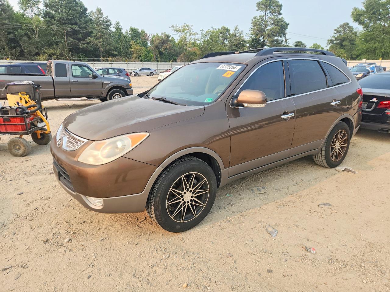 2011 Hyundai Veracruz Limited Коричневый vin: KM8NU4CCXBU141916