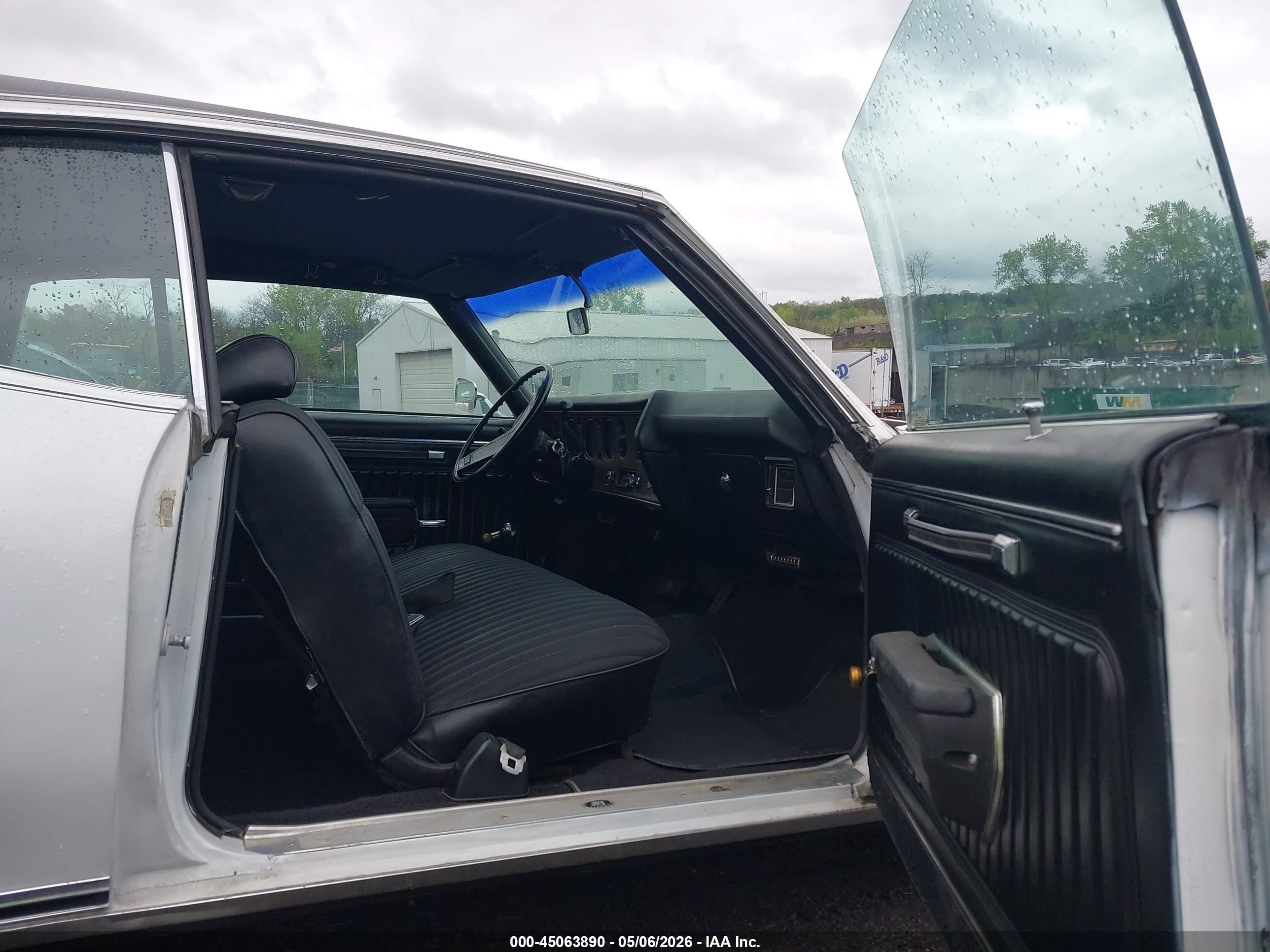 1970 Chevrolet Monte Carlo   Белый vin: 138570B101433    