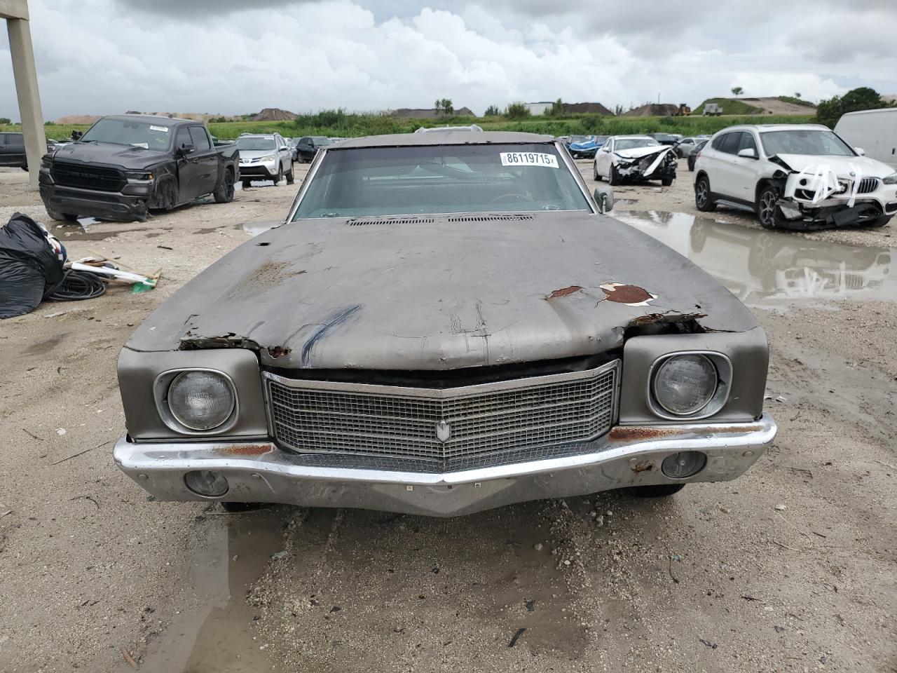 1970 Chevrolet Montecarlo Серый vin: 138570B105901