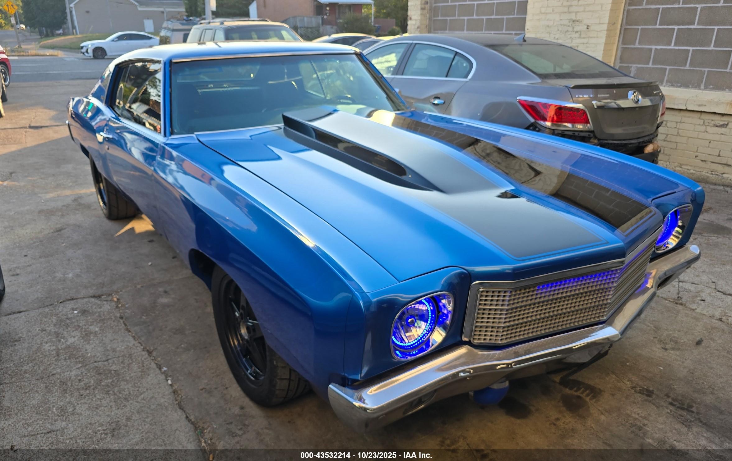 1970 Chevrolet Monte Carlo   Синий vin: 138570F129083    