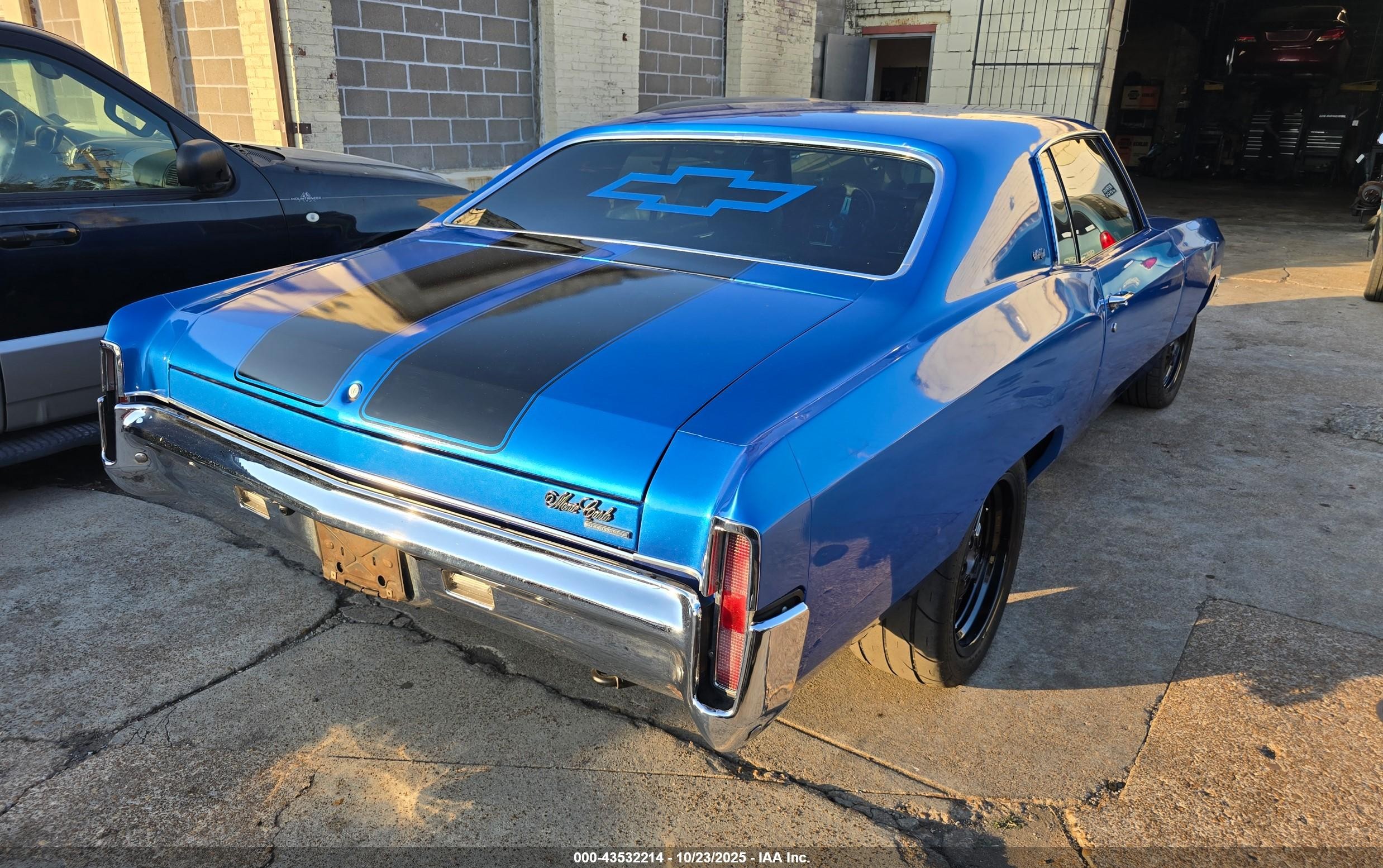 1970 Chevrolet Monte Carlo   Синий vin: 138570F129083    