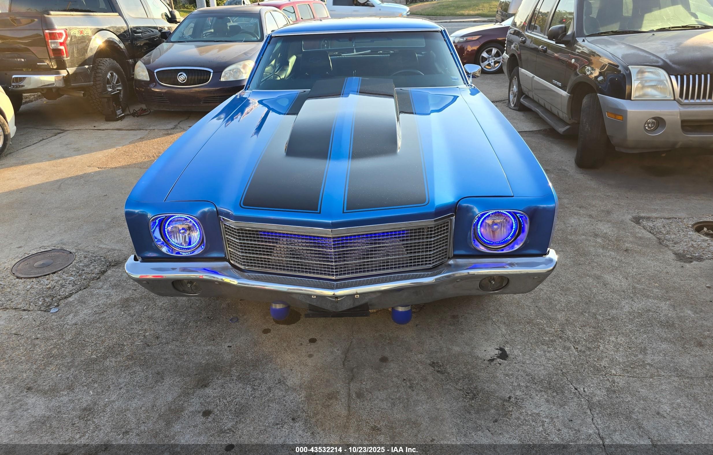 1970 Chevrolet Monte Carlo   Синий vin: 138570F129083    
