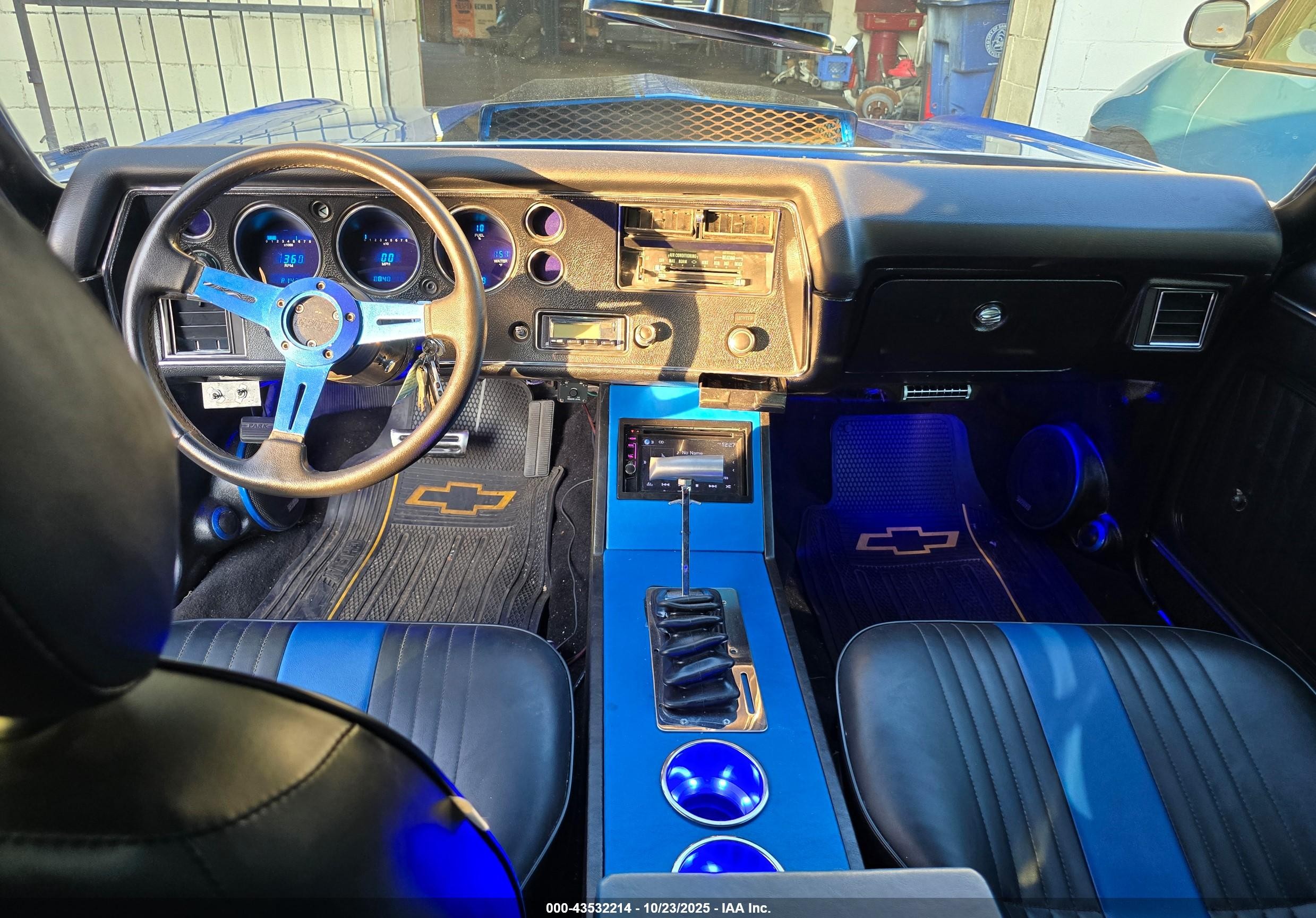 1970 Chevrolet Monte Carlo   Синий vin: 138570F129083    