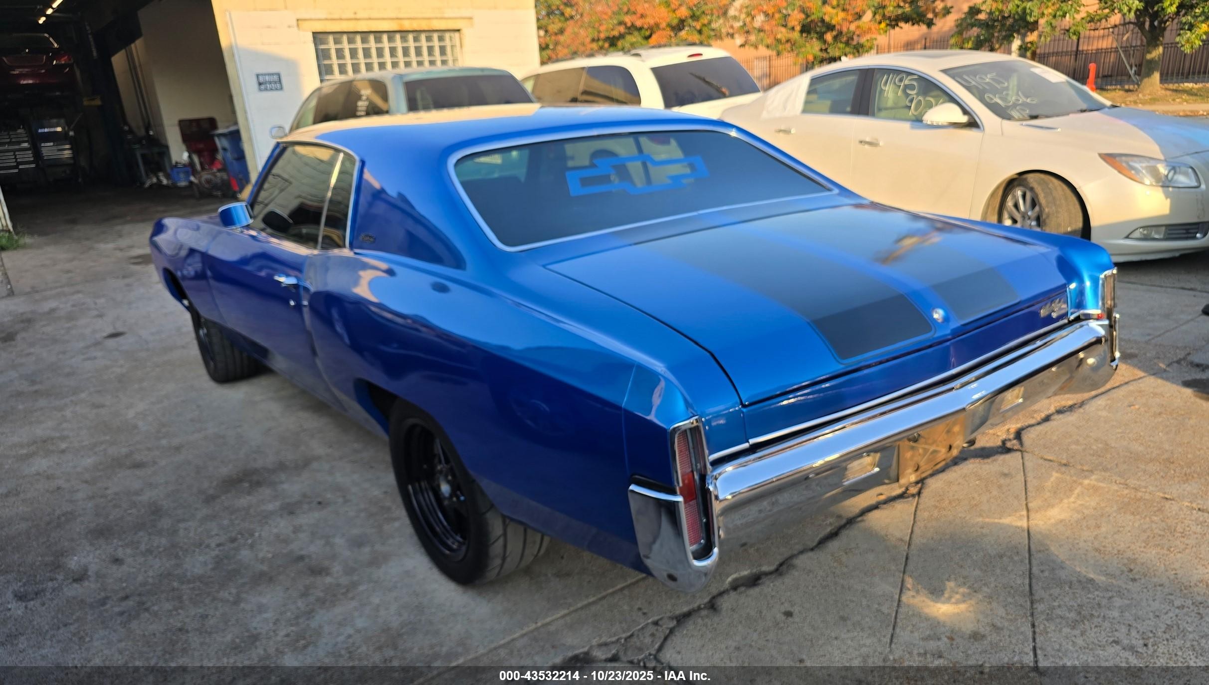 1970 Chevrolet Monte Carlo   Синий vin: 138570F129083    