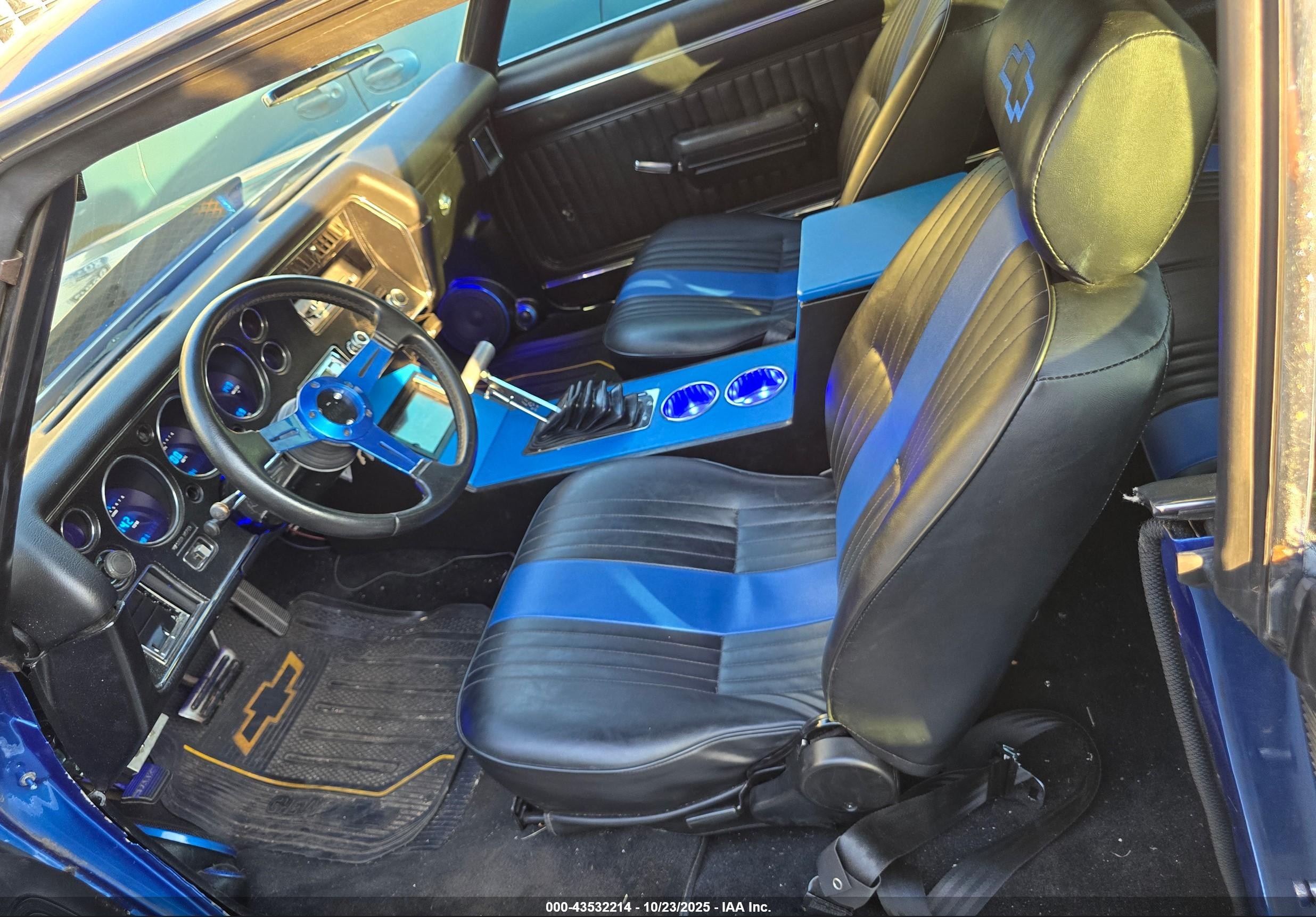 1970 Chevrolet Monte Carlo   Синий vin: 138570F129083    