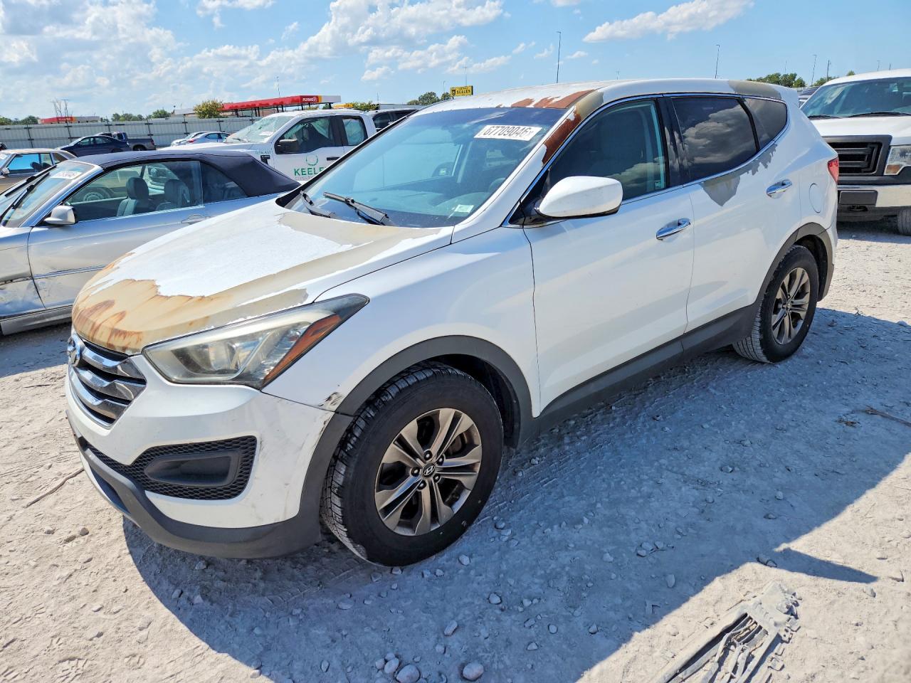 2014 Hyundai Santa Fe Sport 2.4l Gray vin: 5XYZT3LB7EG133580