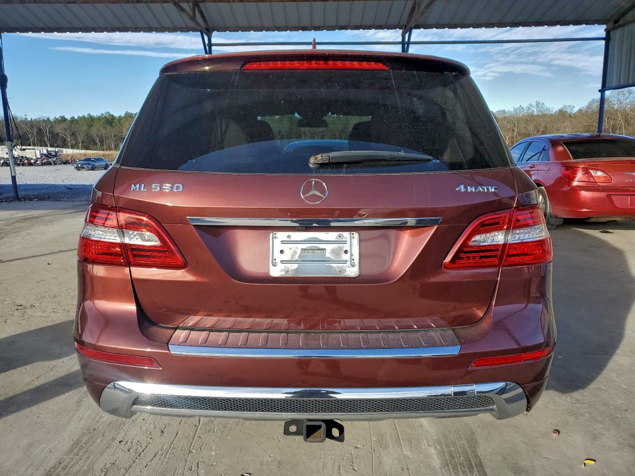 2013 Mercedes-benz Ml 550 4matic Brown vin: 4JGDA7DB4DA252395