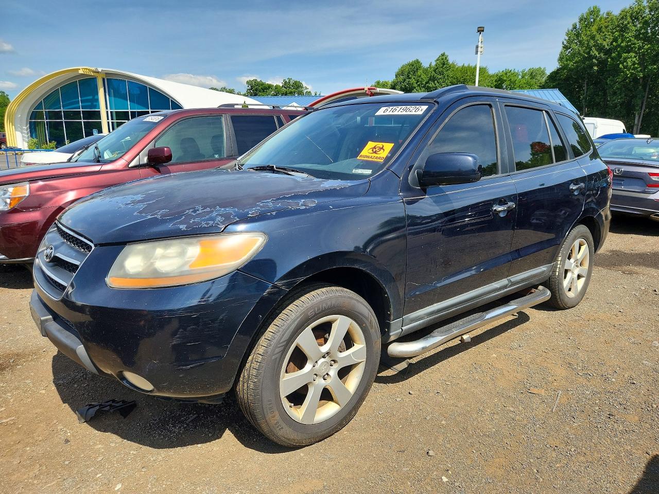 2008 Hyundai Santa Fe Se Black vin: 5NMSH13EX8H203522