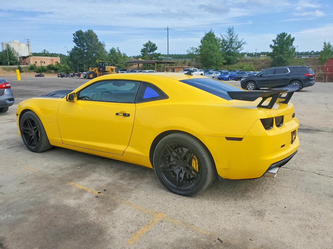 2010 Chevrolet Camaro Ss Yellow vin: 2G1FJ1EJ3A9143085