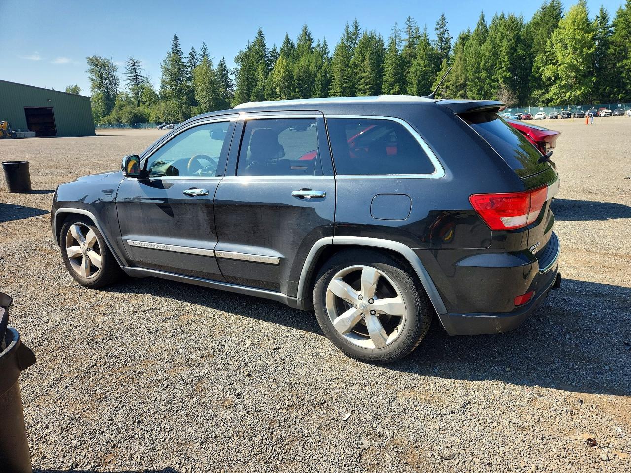 2012 Jeep Grand Cherokee Overland Black vin: 1C4RJFCT1CC148612