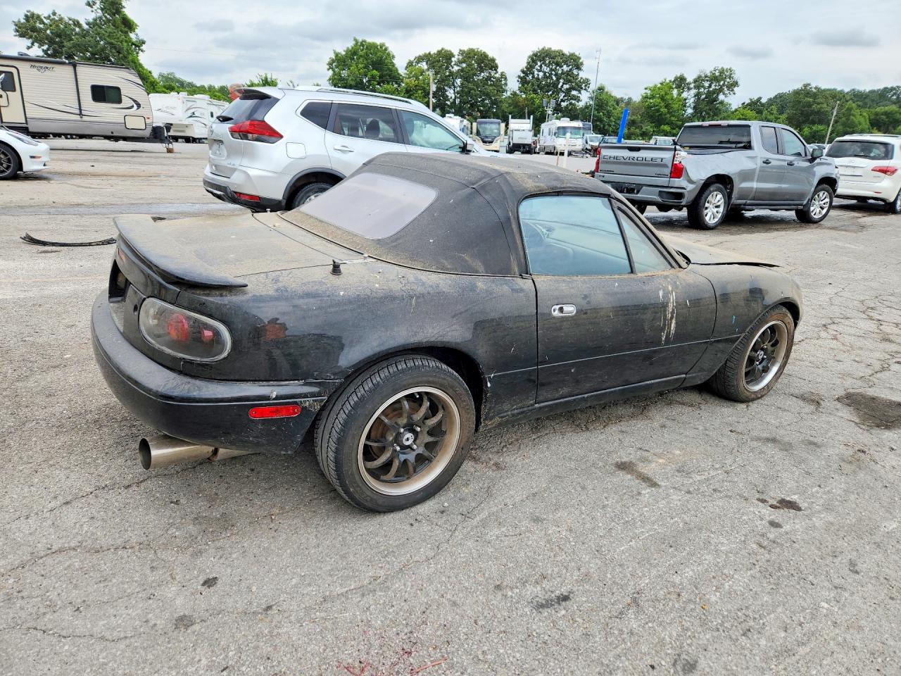 1990 Mazda Mx-5 Miata Black vin: JM1NA351XL0144763