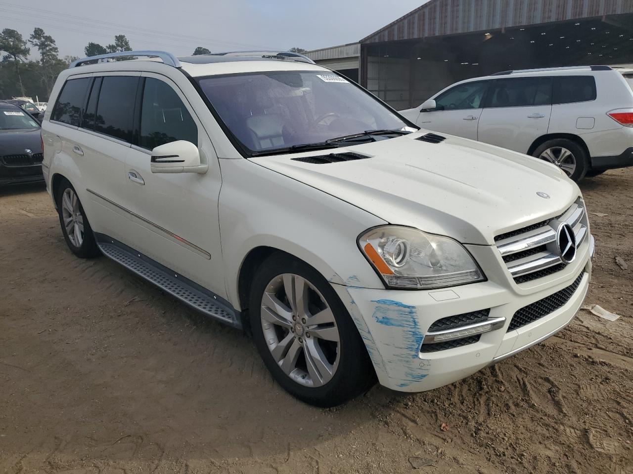 2012 Mercedes-benz Gl 450 4matic Белый vin: 4JGBF7BE0CA767267