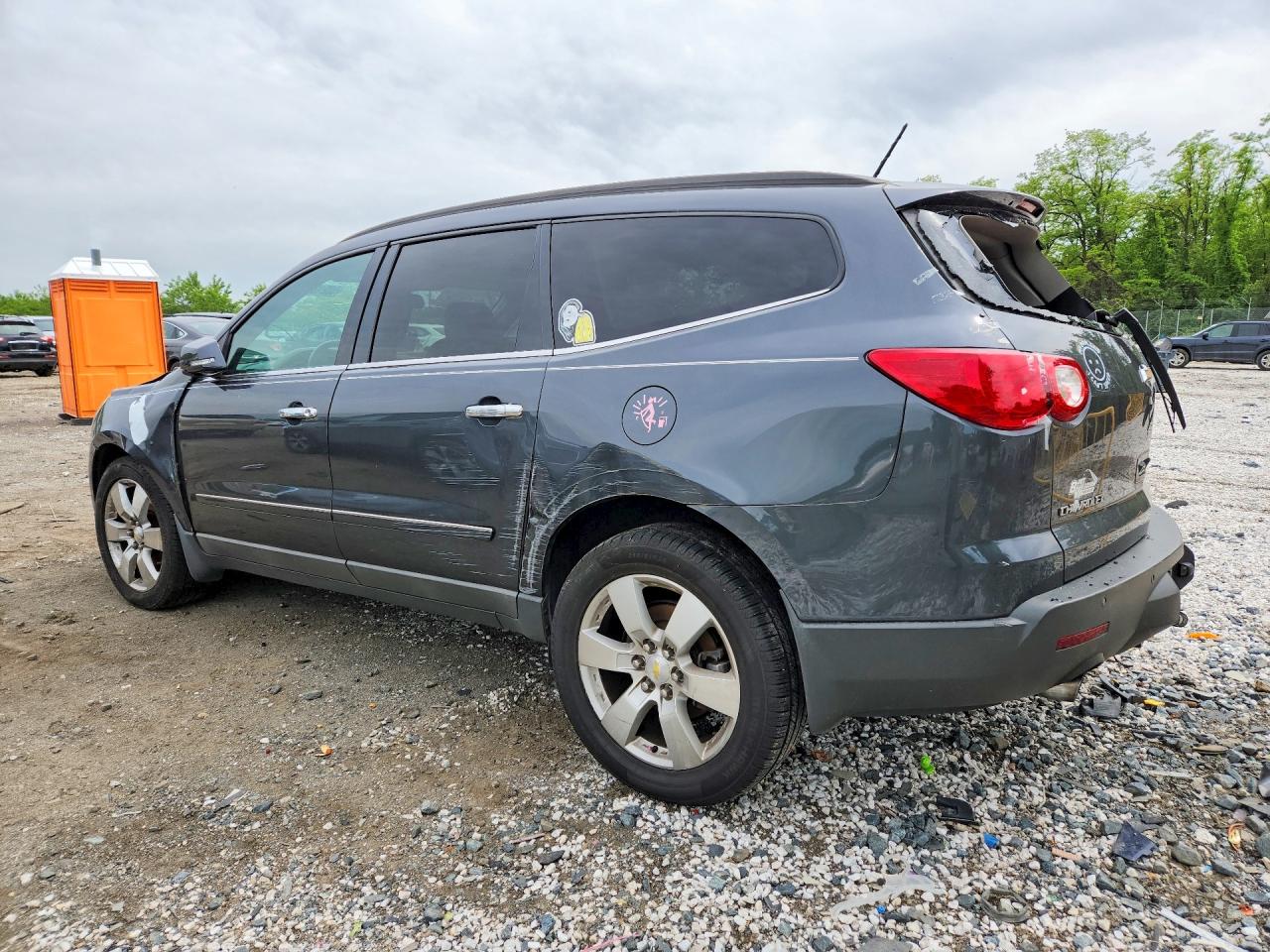 2009 Chevrolet Traverse Ltz Gray vin: 1GNER33DX9S170189