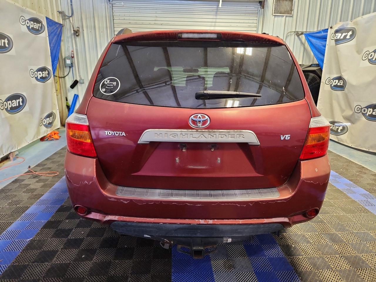 2008 Toyota Highlander Base Maroon vin: JTEDS41AX82010766