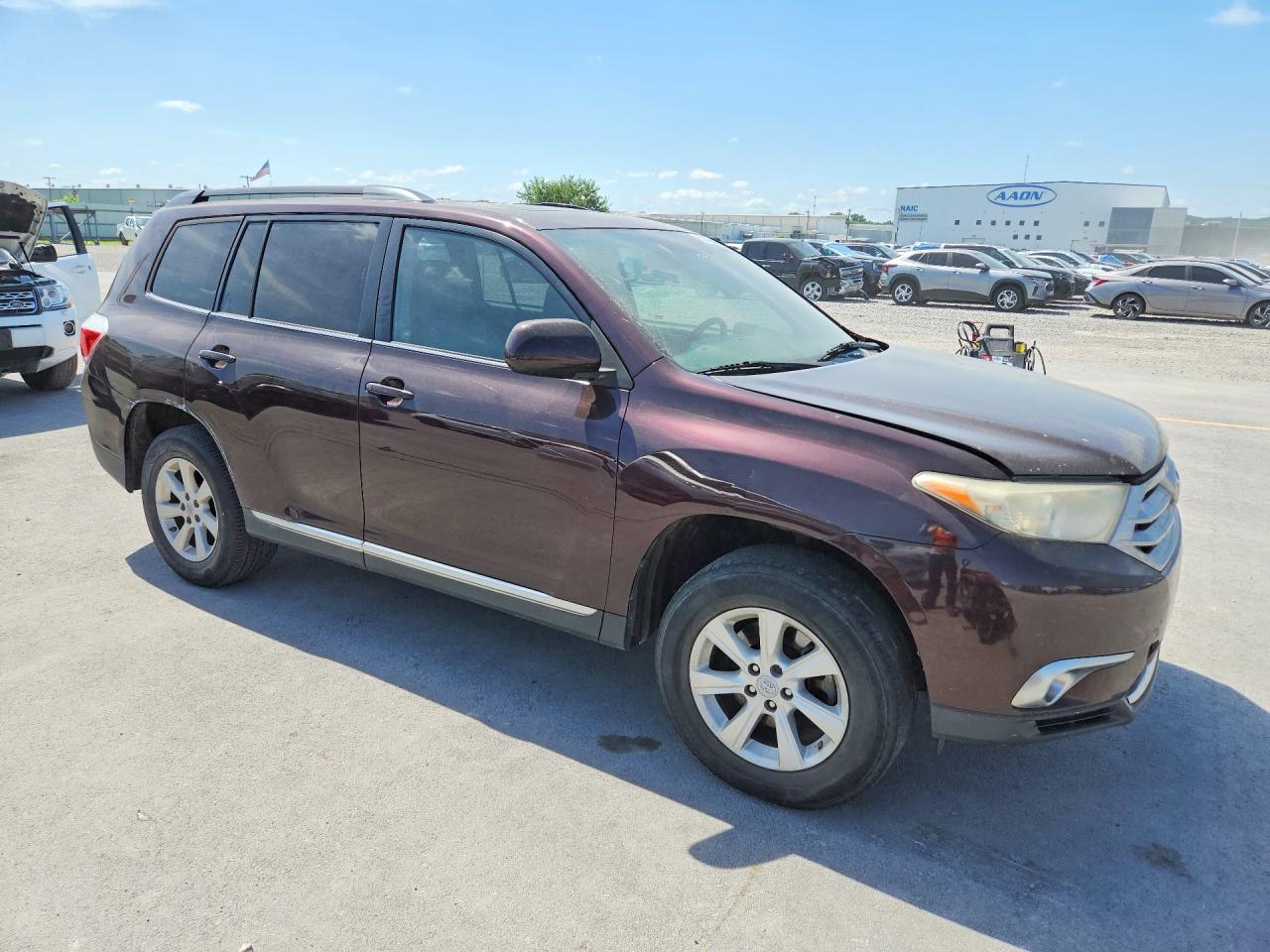 2011 Toyota Highlander Se Burgundy vin: 5TDZK3EH7BS036463