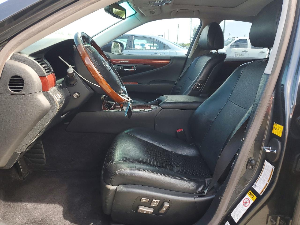 2009 Lexus Ls 460 Charcoal vin: JTHBL46FX95086497