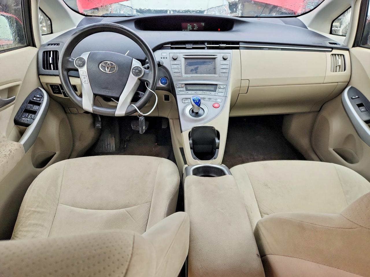 2012 Toyota Prius Three Red vin: JTDKN3DUXC5412913