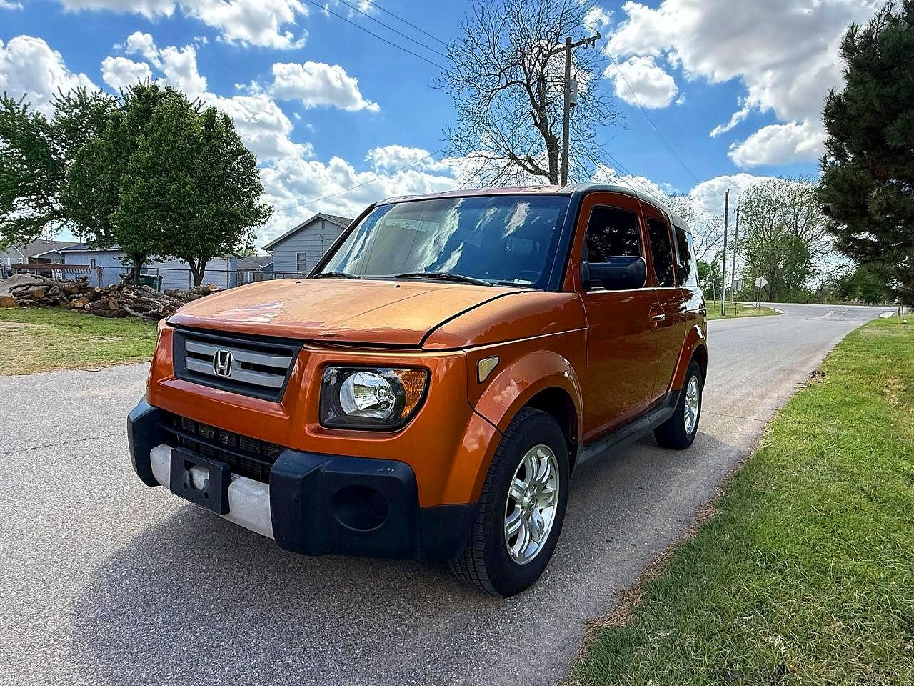 2007 Honda Element Ex Orange vin: 5J6YH287X7L000602