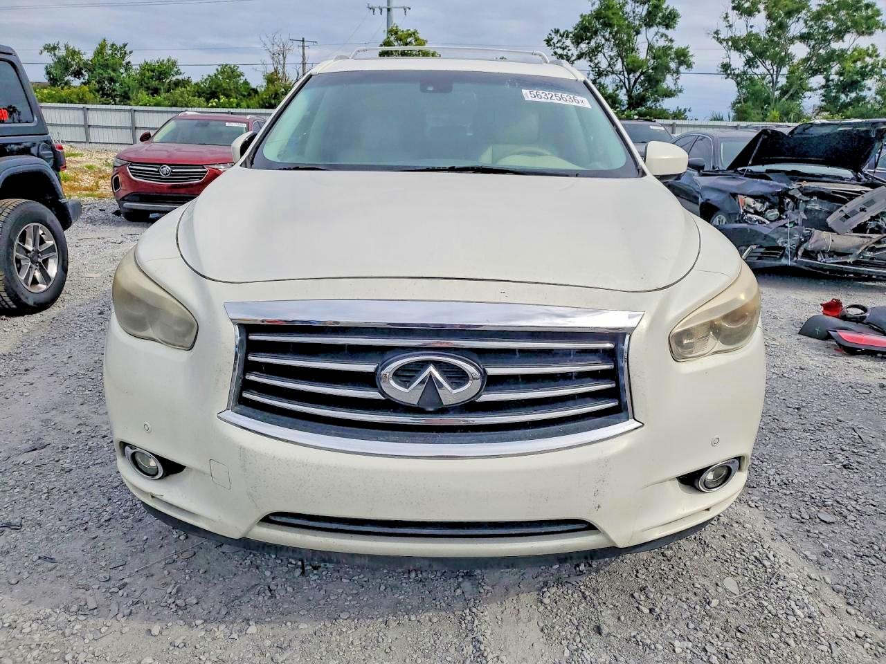 2014 Infiniti Qx60 Base White vin: 5N1AL0MM2EC519822