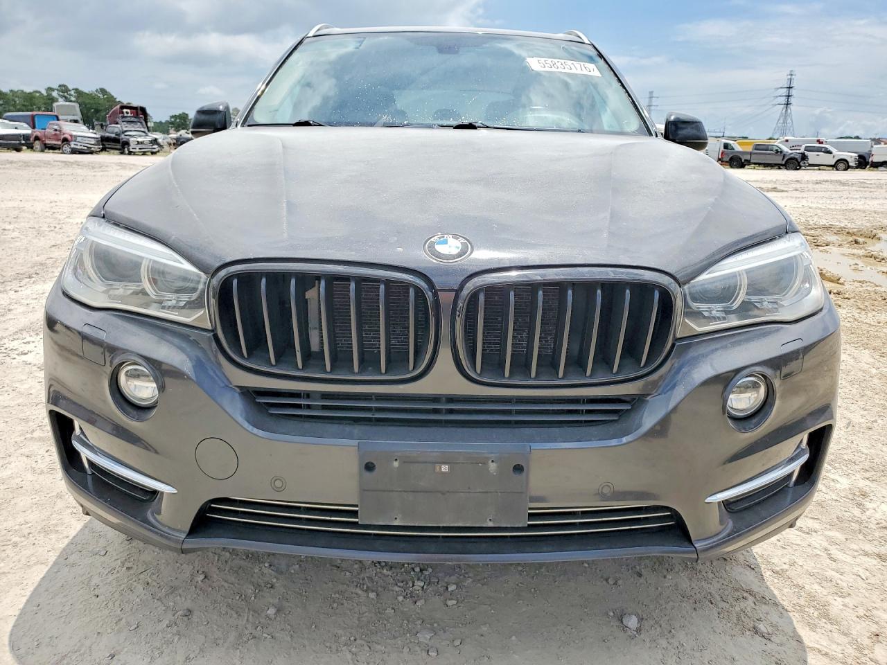 2015 Bmw X5 Xdrive50i Gray vin: 5UXKR6C55F0J75411