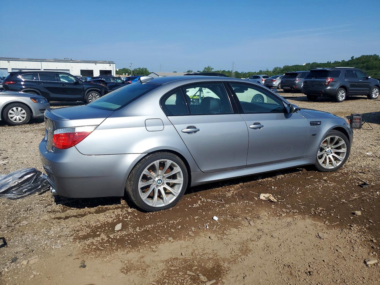2006 Bmw M5 Gray vin: WBSNB93596B583301