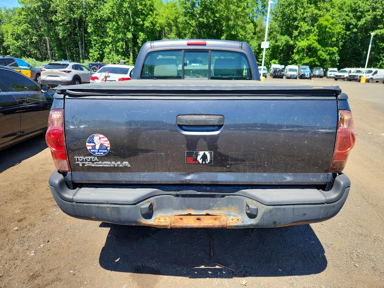 2012 Toyota Tacoma Base Gray vin: 5TFPX4EN9CX008325
