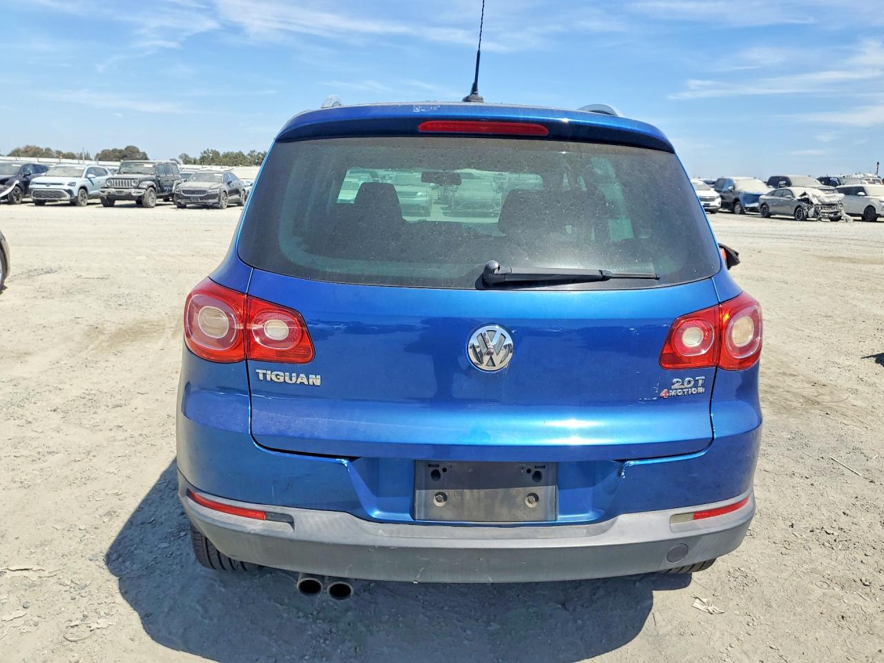 2009 Volkswagen Tiguan Se Blue vin: WVGBV75N69W003224