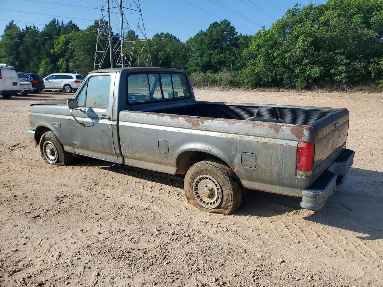 1988 Ford F150 Gray vin: 1FTDF15Y2JNB04868
